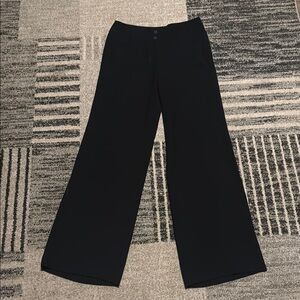 Classic Black Wide-Leg Pants